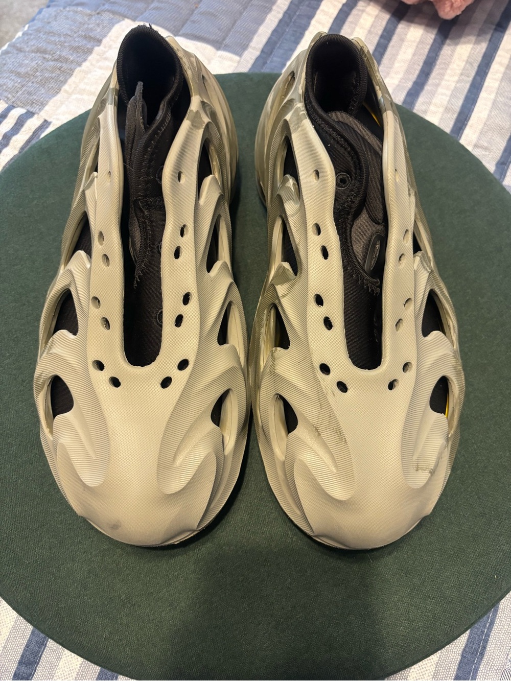adidas Sculpted Slip-On Athletic Light Khaki and Black men 8.5